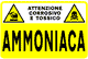 cartello pericolo ammoniaca