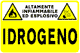 cartello pericolo idrogeno